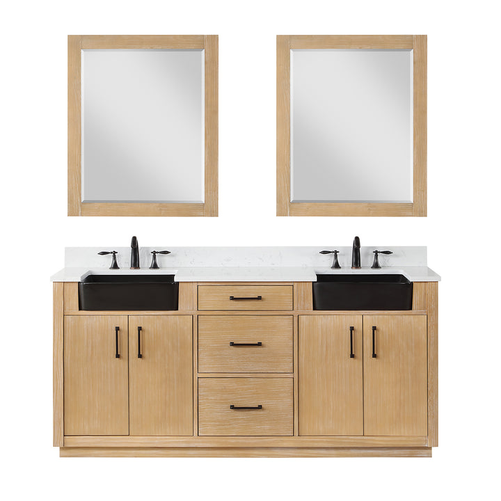 Novago 72" Double Bathroom Vanity