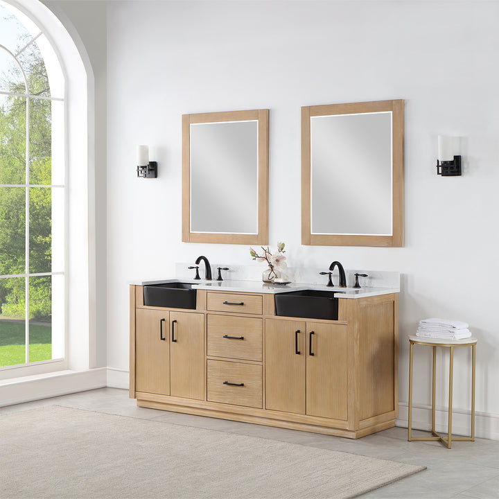 Novago 72" Double Bathroom Vanity
