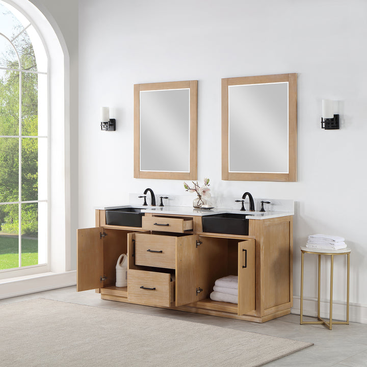 Novago 72" Double Bathroom Vanity