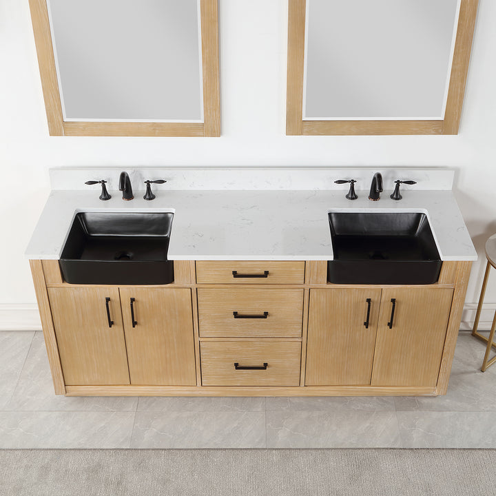 Novago 72" Double Bathroom Vanity