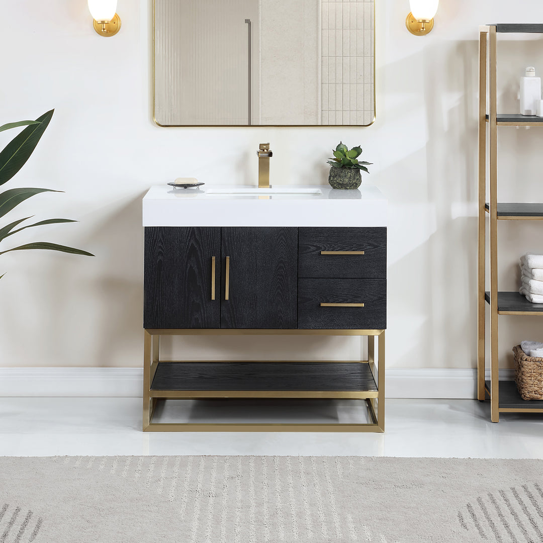 Bianco 36" Single Bathroom Vanity