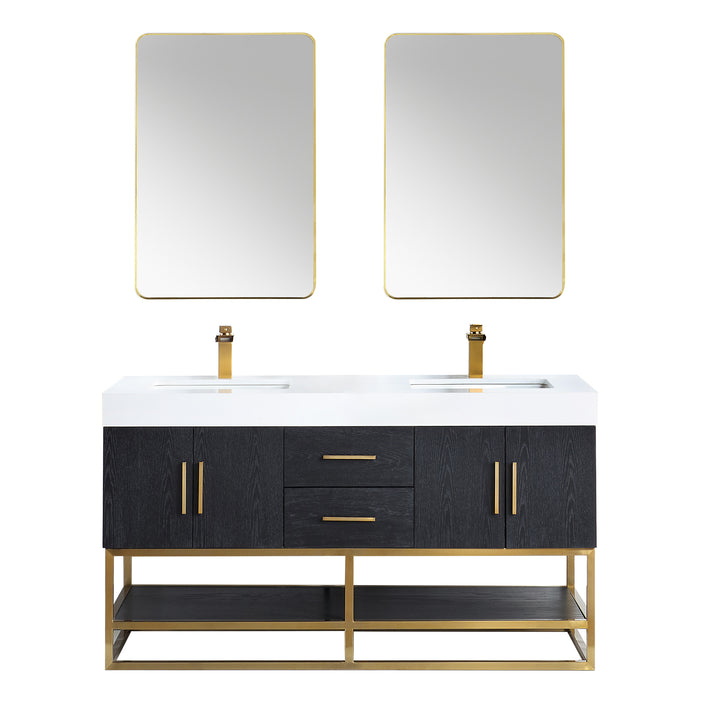 Bianco 60" Double Bathroom Vanity