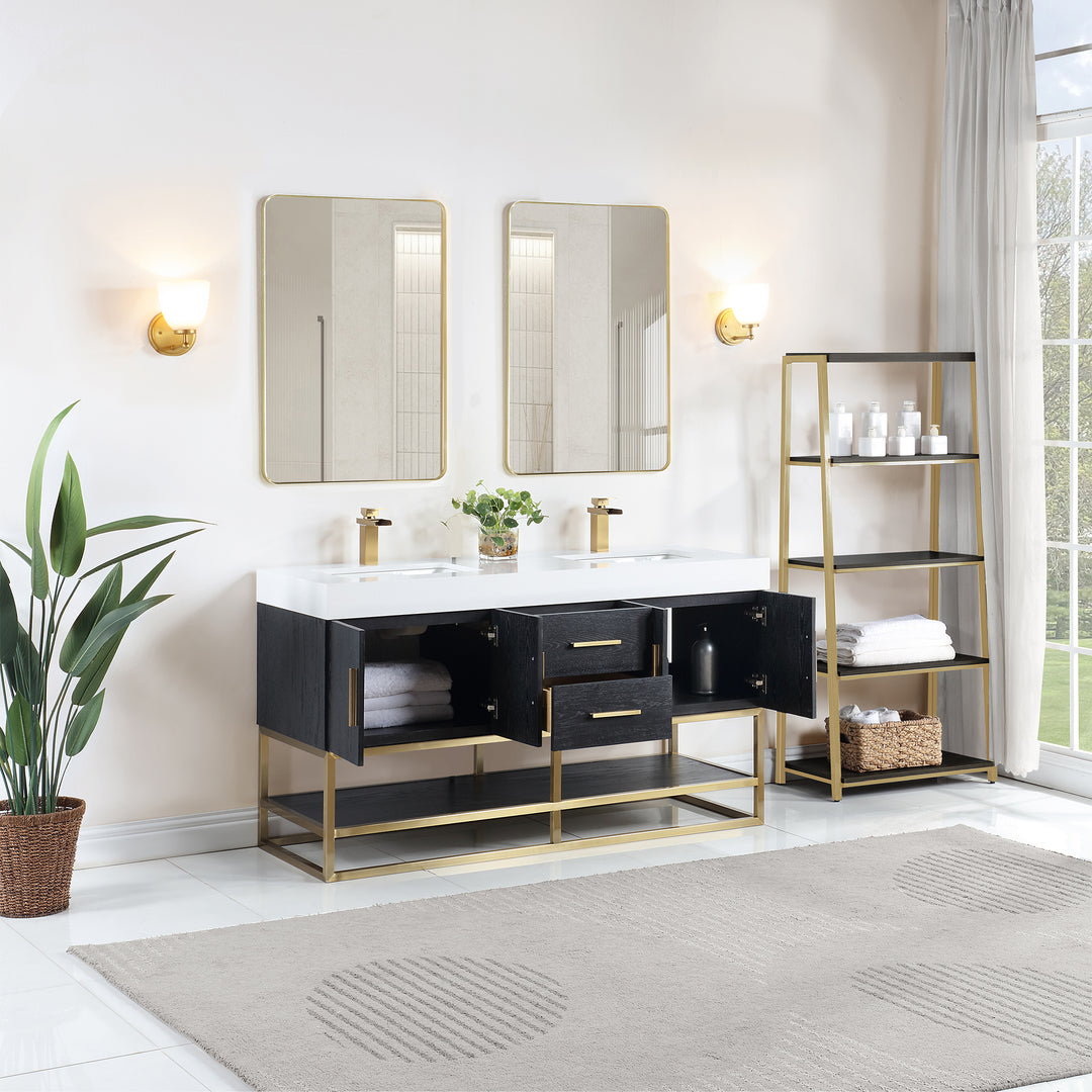 Bianco 60" Double Bathroom Vanity