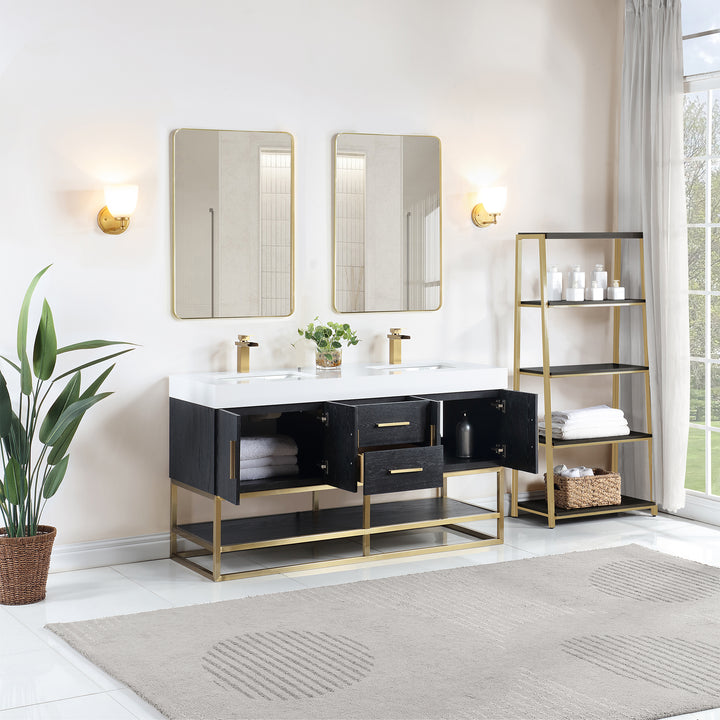 Bianco 60" Double Bathroom Vanity