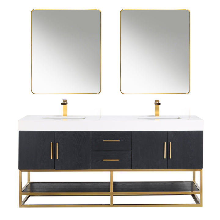 Bianco 72" Double Bathroom Vanity