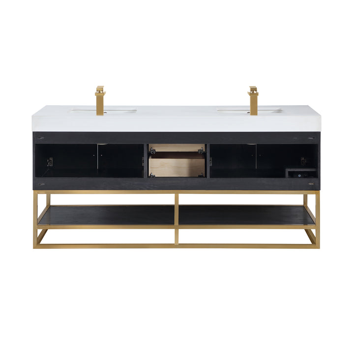 Bianco 72" Double Bathroom Vanity