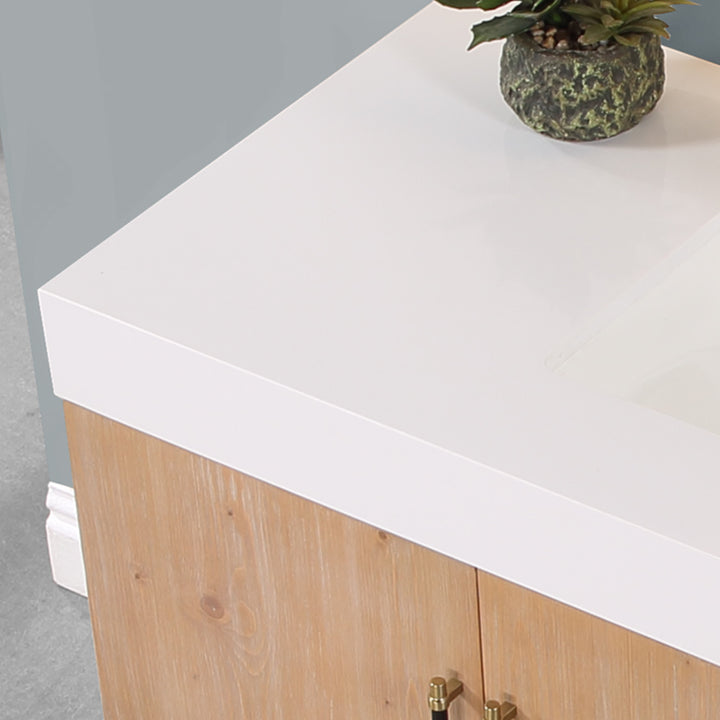 Corchia 48" Wall-mounted Single Bathroom Vanity