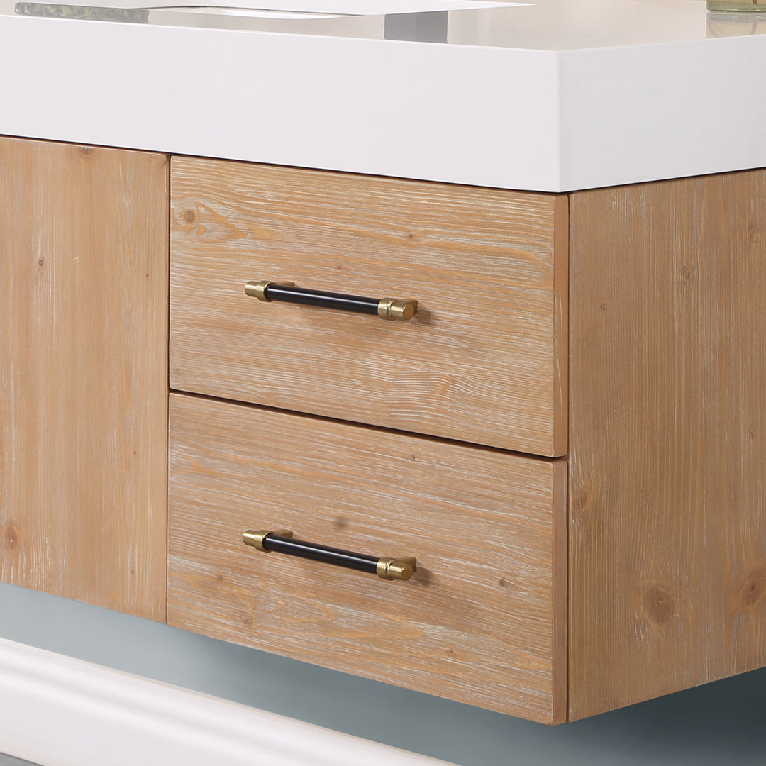 Corchia 48" Wall-mounted Single Bathroom Vanity