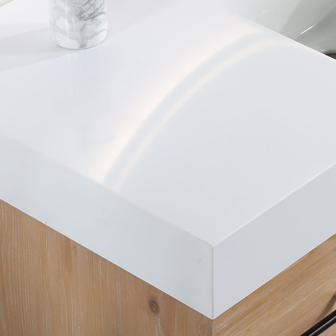 Corchia 48D" Wall-mounted Single Bathroom Vanity