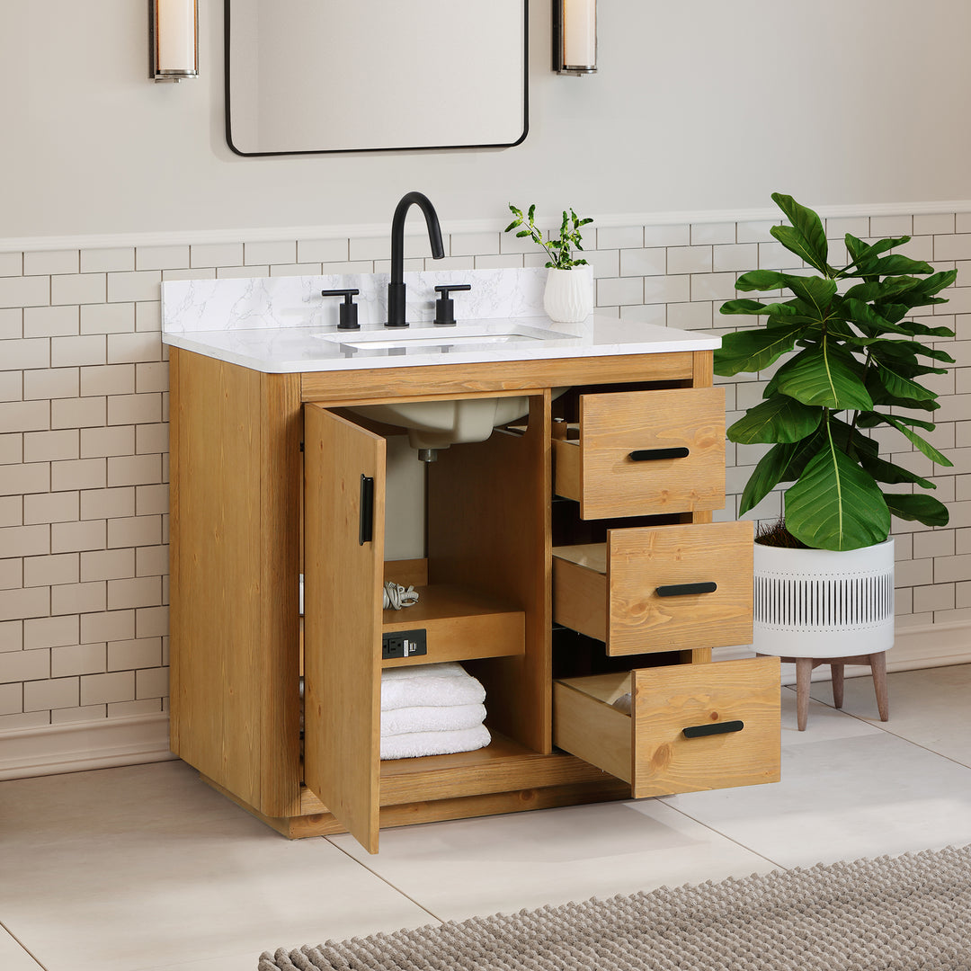 Perla 36" Single Bathroom Vanity