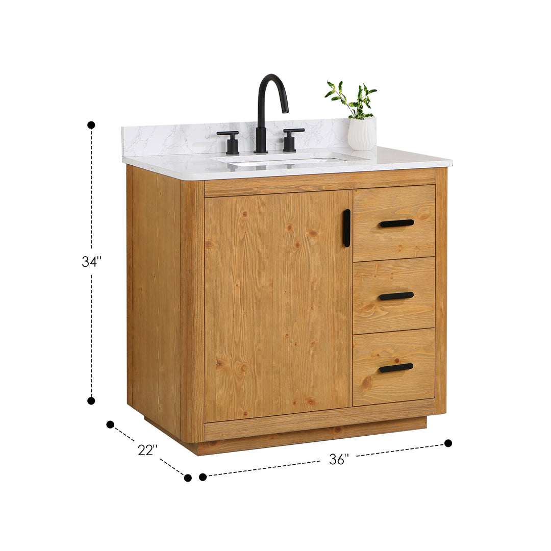Perla 36" Single Bathroom Vanity