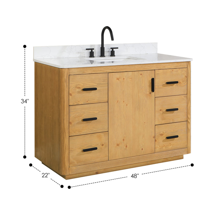 Perla 48" Single Bathroom Vanity