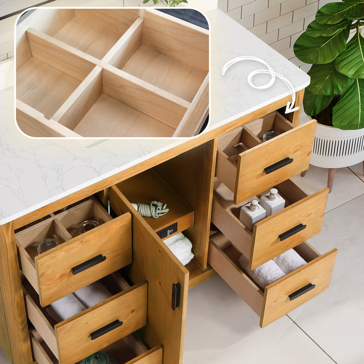 Perla 48" Single Bathroom Vanity