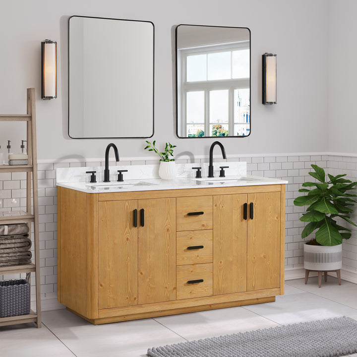 Perla 60" Double Bathroom Vanity
