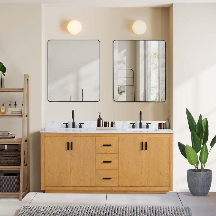 Perla 72" Double Bathroom Vanity