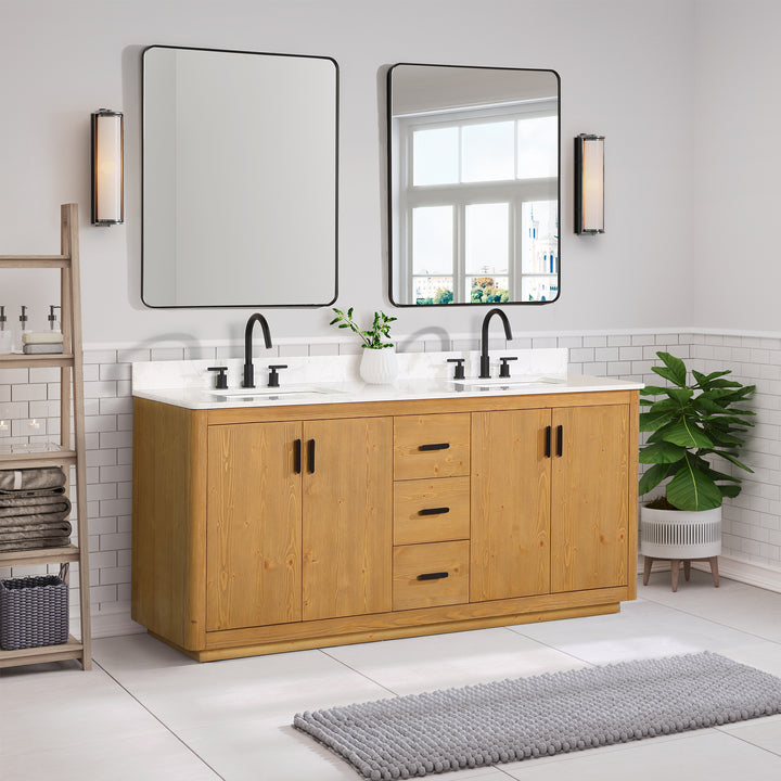 Perla 72" Double Bathroom Vanity