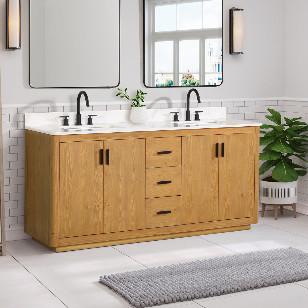 Perla 72" Double Bathroom Vanity