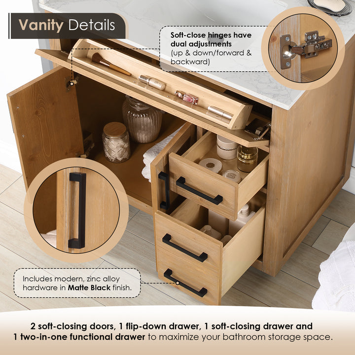 Gavino 36" Single Bathroom Vanity