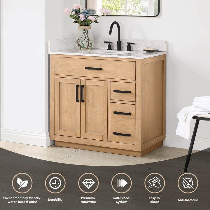 Gavino 36" Single Bathroom Vanity