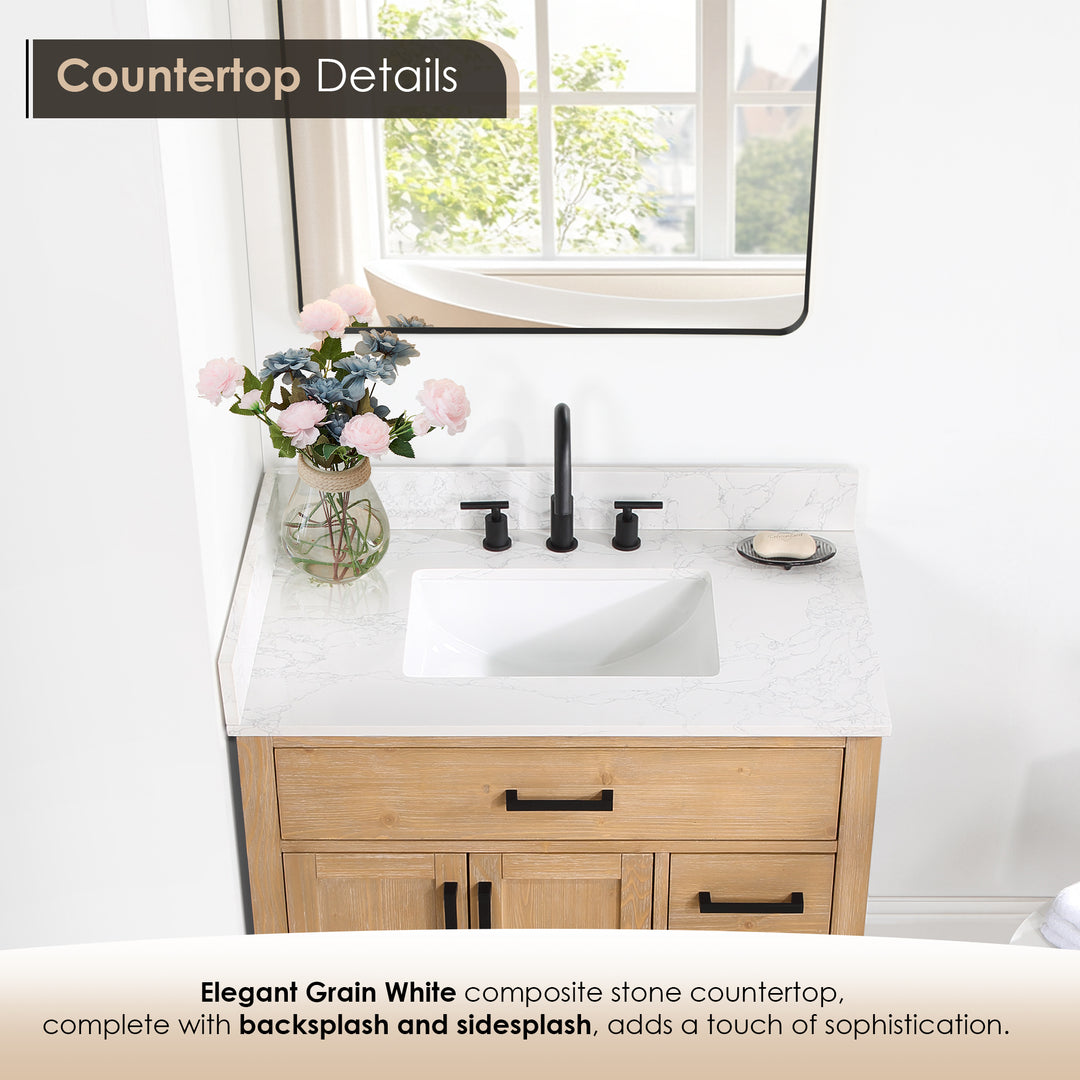 Gavino 36" Single Bathroom Vanity