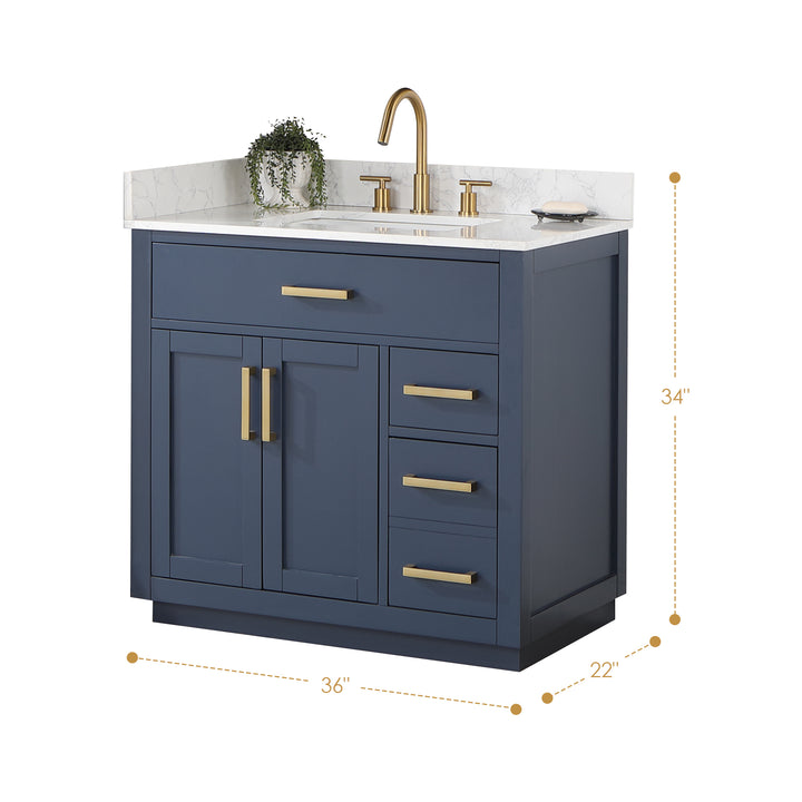 Gavino 36" Single Bathroom Vanity