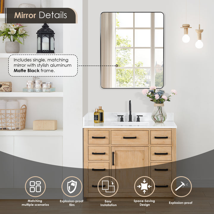 Gavino 42" Single Bathroom Vanity