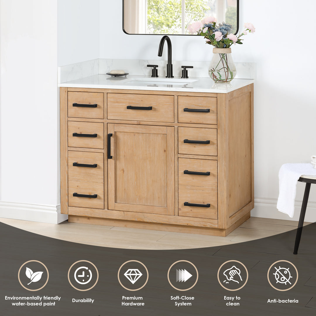 Gavino 42" Single Bathroom Vanity