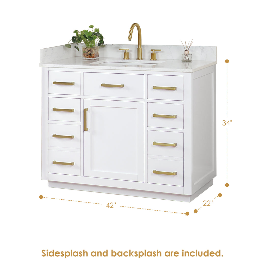 Gavino 42" Single Bathroom Vanity