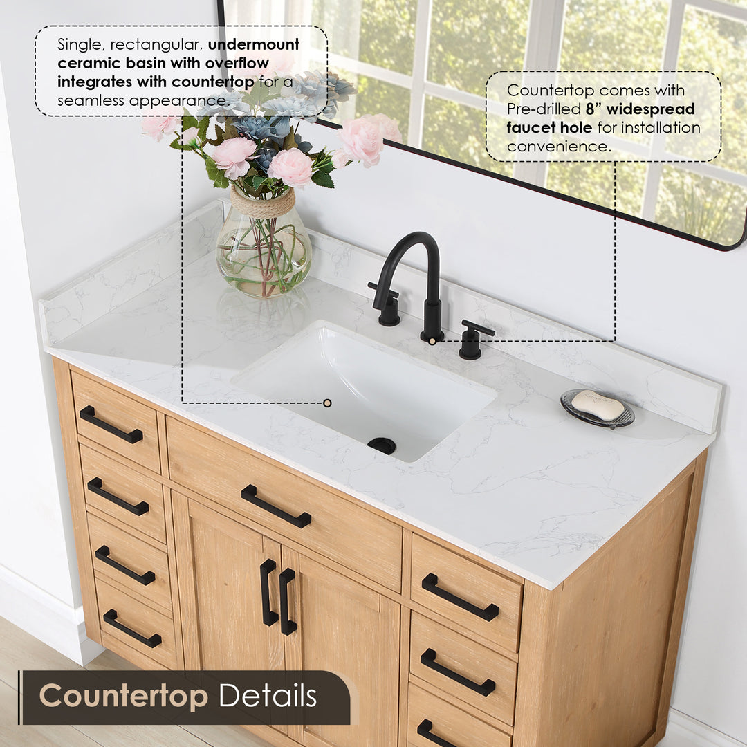 Gavino 48" Single Bathroom Vanity