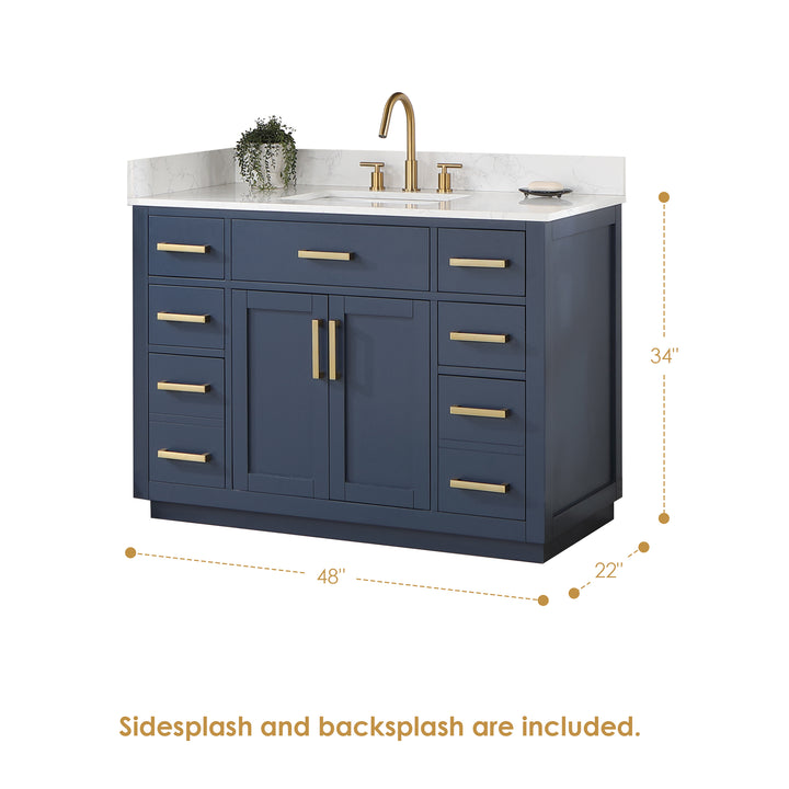 Gavino 48" Single Bathroom Vanity