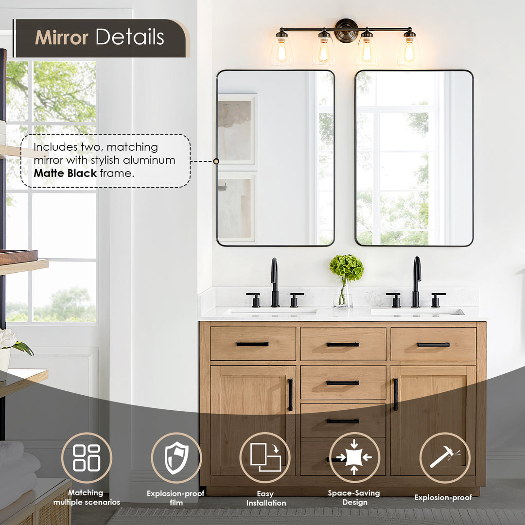 Gavino 54" Double Bathroom Vanity