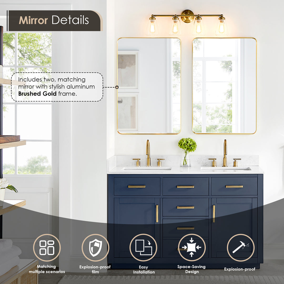 Gavino 54" Double Bathroom Vanity