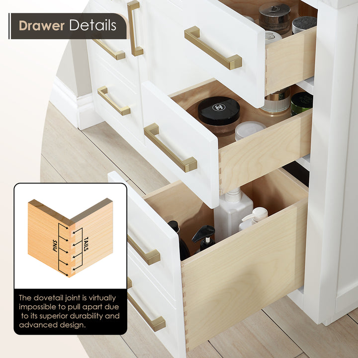 Gavino 54" Double Bathroom Vanity