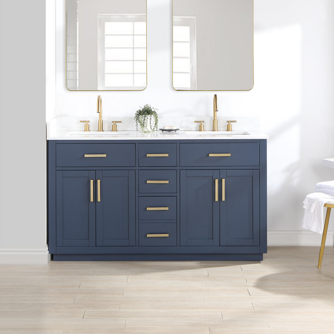 Gavino 60" Double Bathroom Vanity