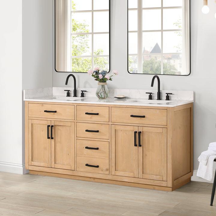 Gavino 72" Double Bathroom Vanity