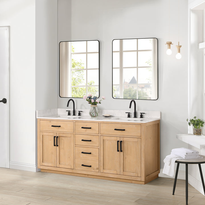 Gavino 72" Double Bathroom Vanity