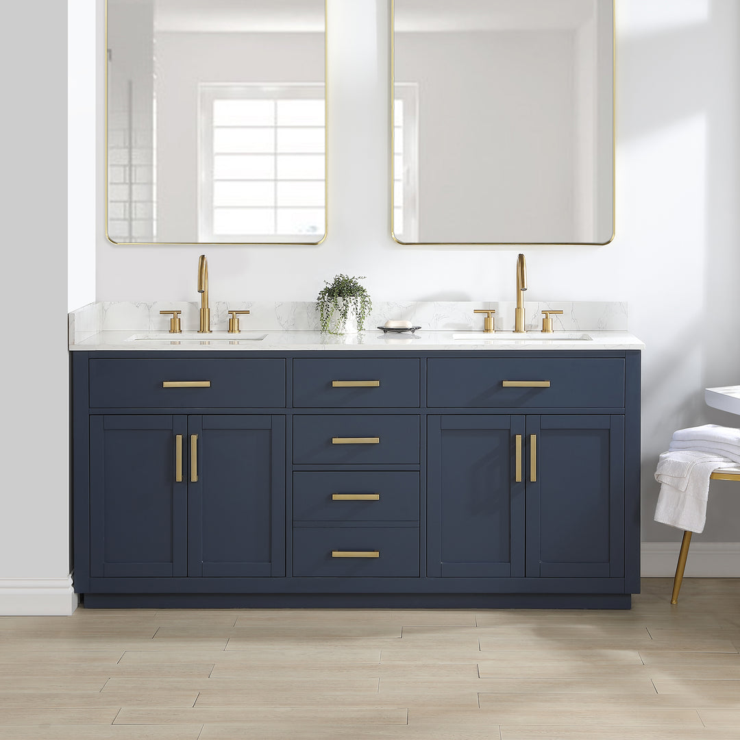 Gavino 72" Double Bathroom Vanity