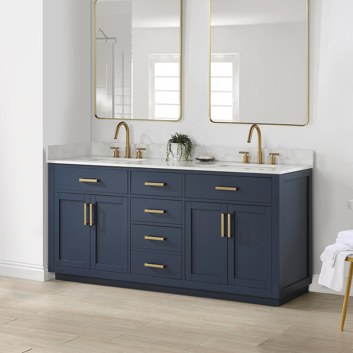 Gavino 72" Double Bathroom Vanity