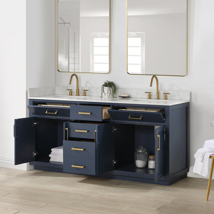 Gavino 72" Double Bathroom Vanity