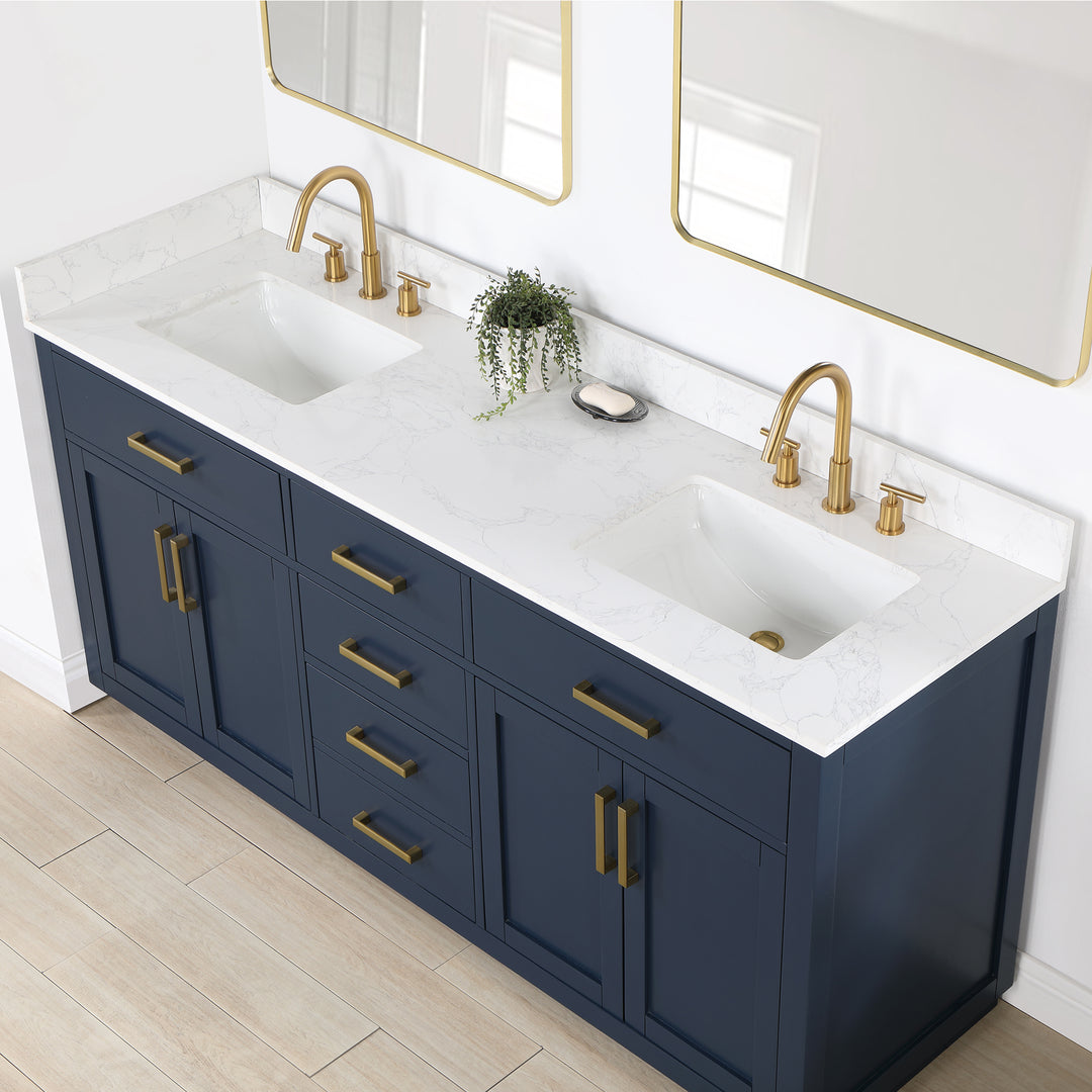 Gavino 72" Double Bathroom Vanity