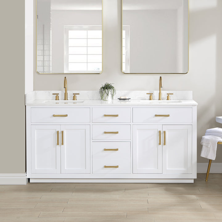 Gavino 72" Double Bathroom Vanity