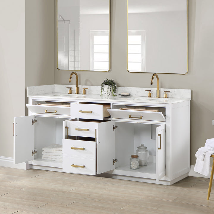Gavino 72" Double Bathroom Vanity