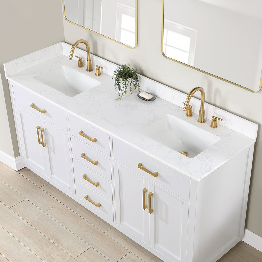 Gavino 72" Double Bathroom Vanity