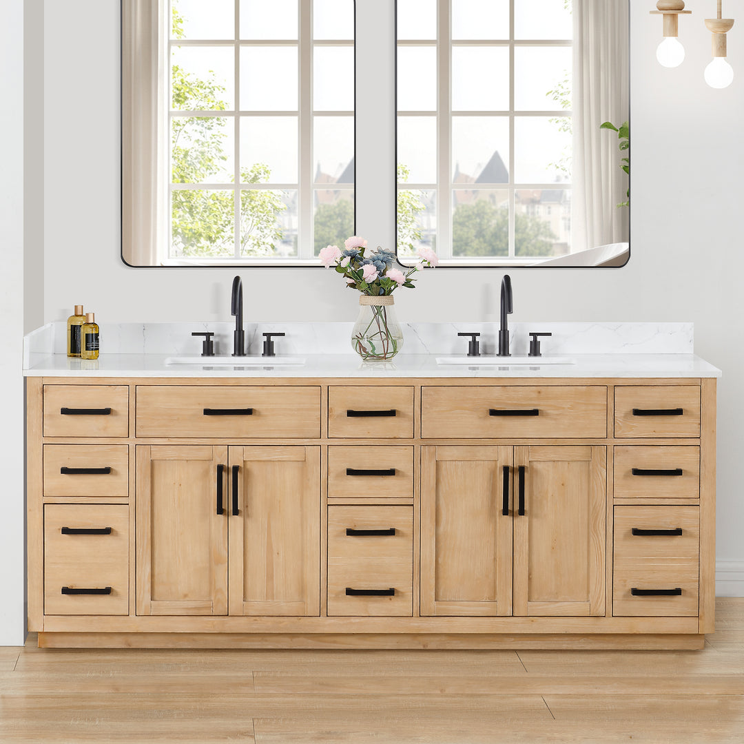 Gavino 84" Double Bathroom Vanity