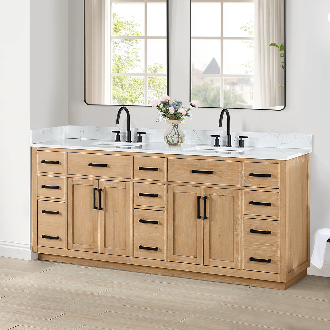 Gavino 84" Double Bathroom Vanity