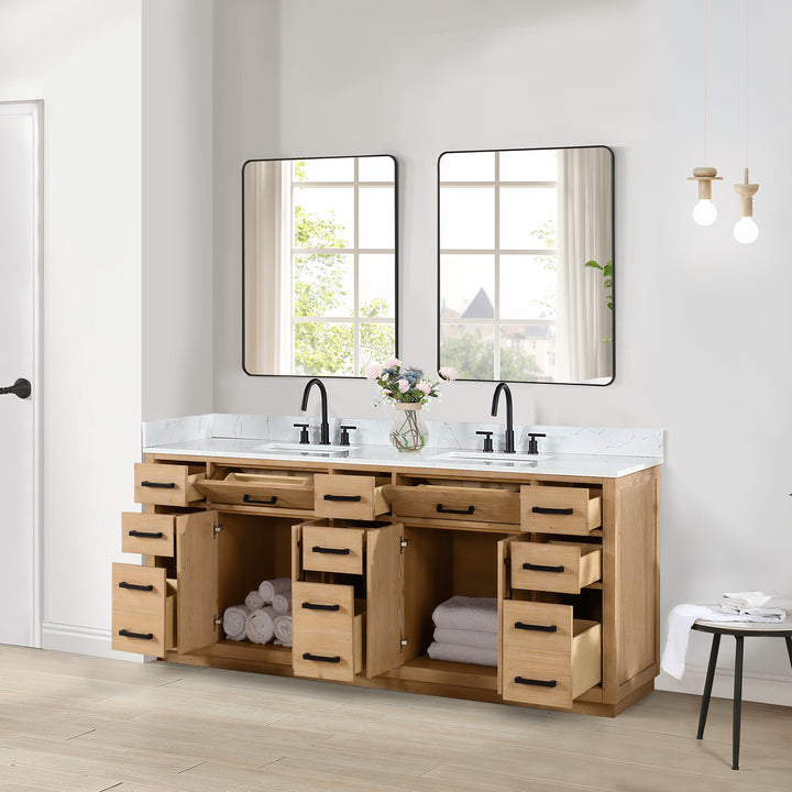 Gavino 84" Double Bathroom Vanity