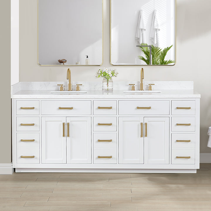Gavino 84" Double Bathroom Vanity