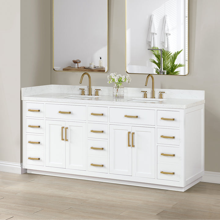 Gavino 84" Double Bathroom Vanity