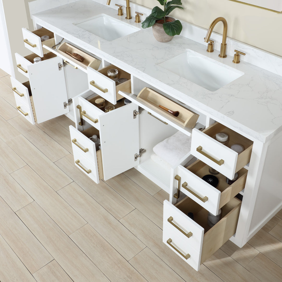 Gavino 84" Double Bathroom Vanity