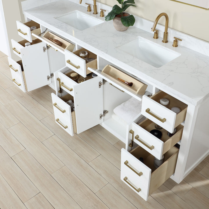 Gavino 84" Double Bathroom Vanity